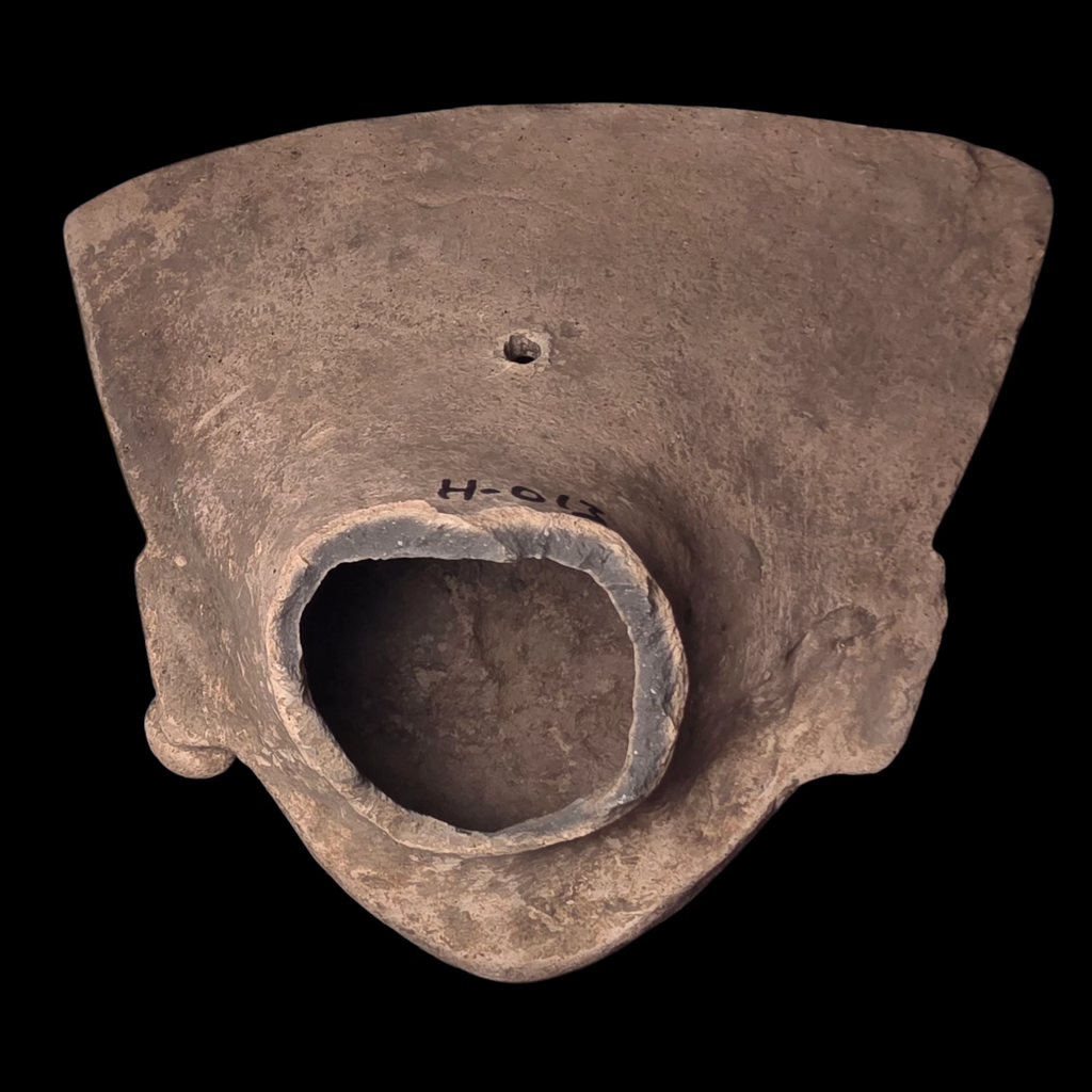Pre-Columbian Veracruz pottery head fragment