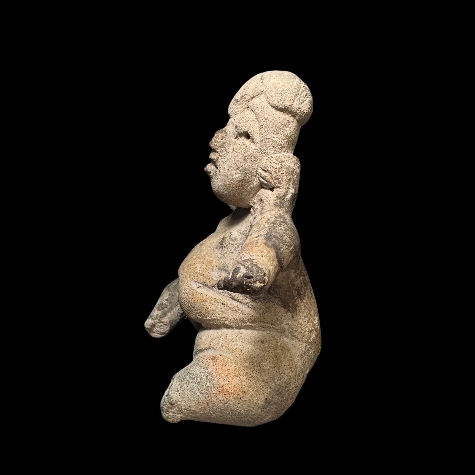 Pre-Columbian Proto-Maya Pottery Figure
