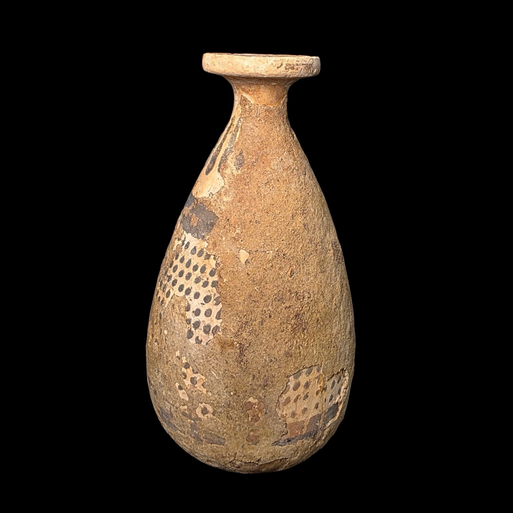 Ancient Greek Corinthian Pottery Alabastron Perfume Vessel