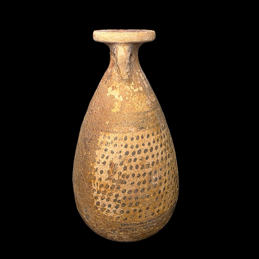 Ancient Greek Corinthian Pottery Alabastron Perfume Vessel