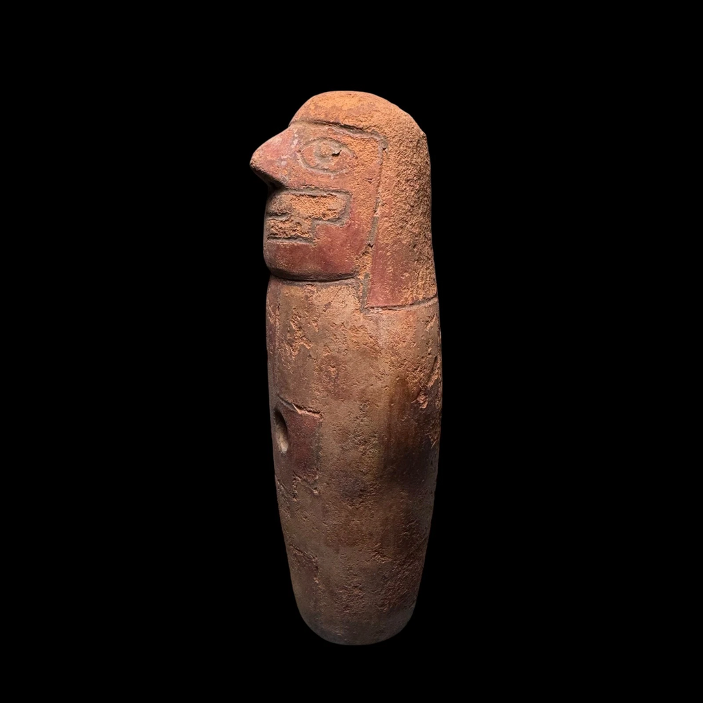 Scarce Pre-Columbian Chavin Painted pottery figure