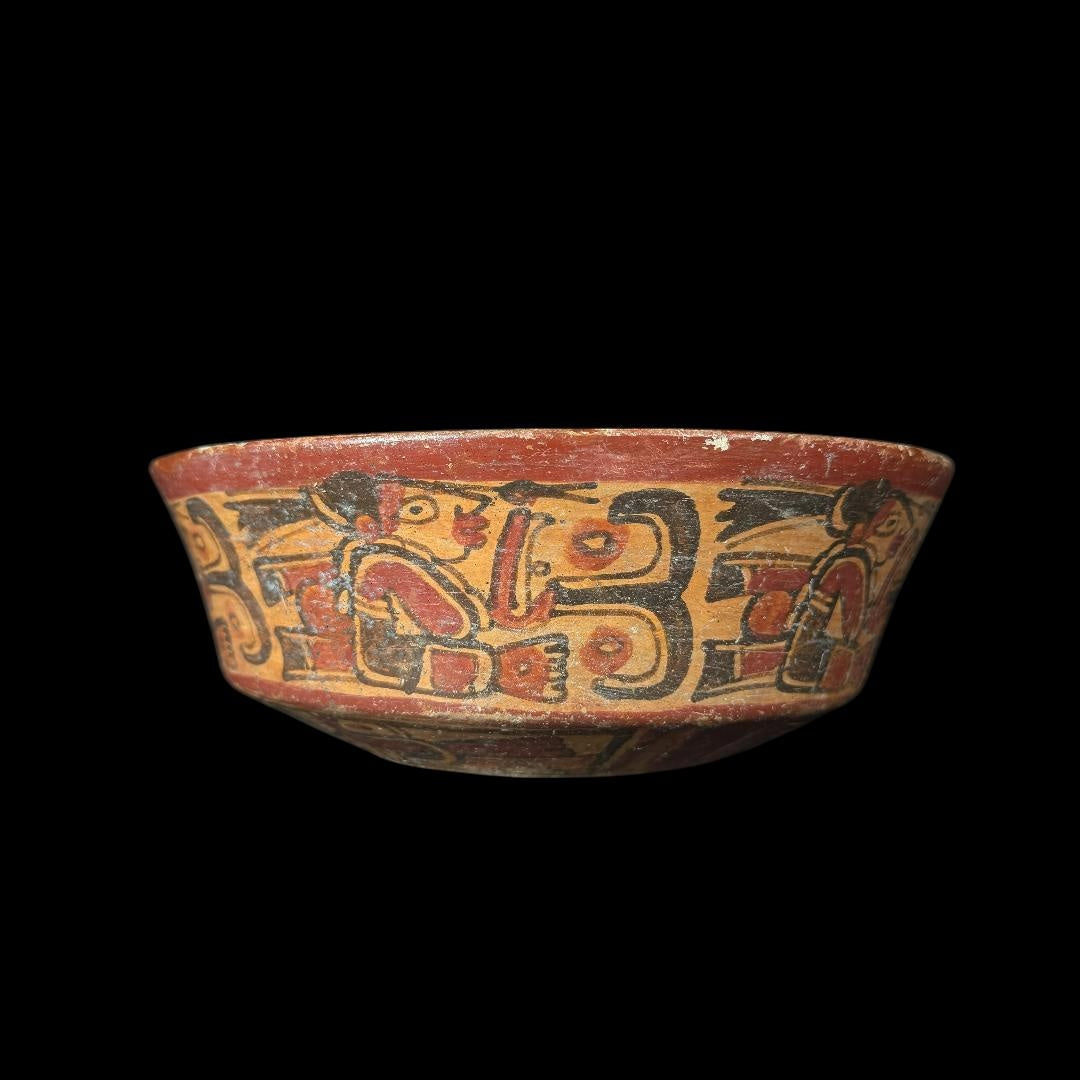 Pre-Columbian Maya copador bowl