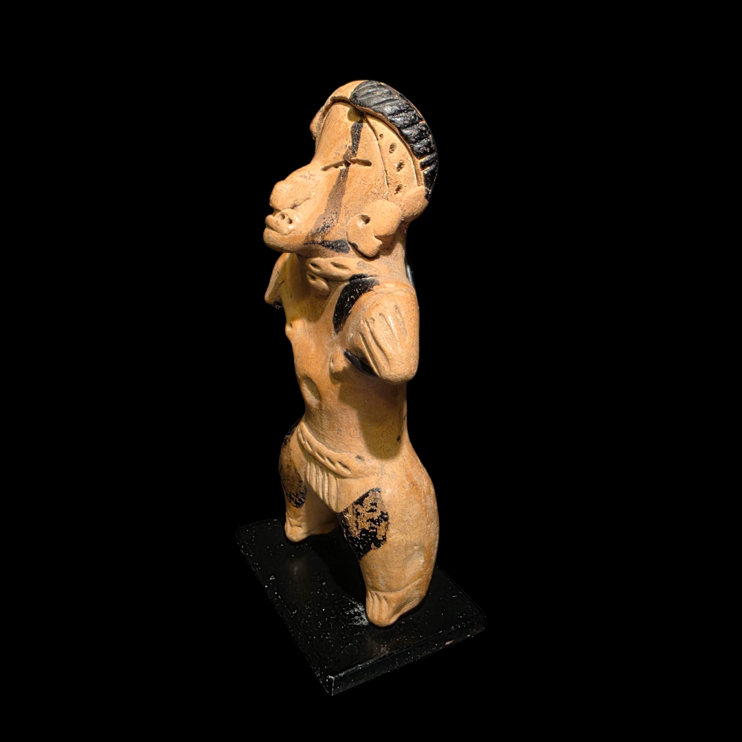 Pre-Columbian Veracruz Pottery Female Figure