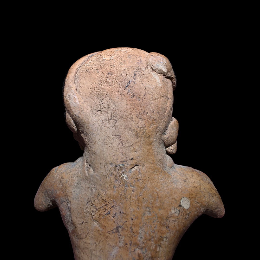 Pre-Columbian Veracruz Pottery Female Figure