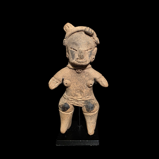 Pre-Columbian Veracruz Pottery Female Figure