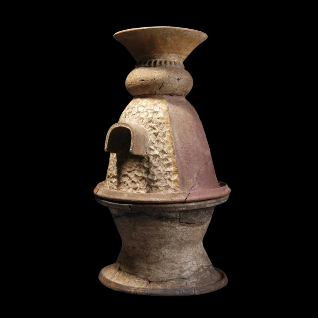 Pre-Columbian Maya Teotihuacan Pottery Incensario - Escuintla