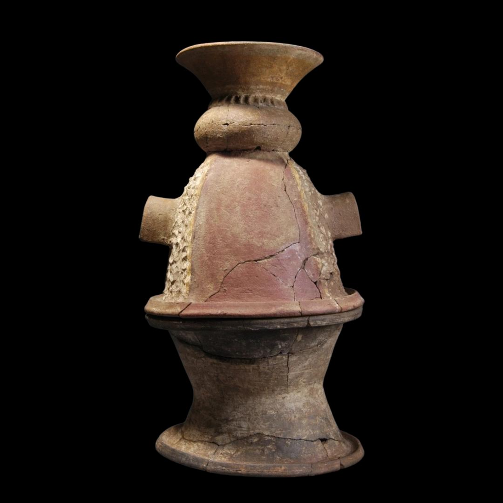 Pre-Columbian Maya Teotihuacan Pottery Incensario - Escuintla