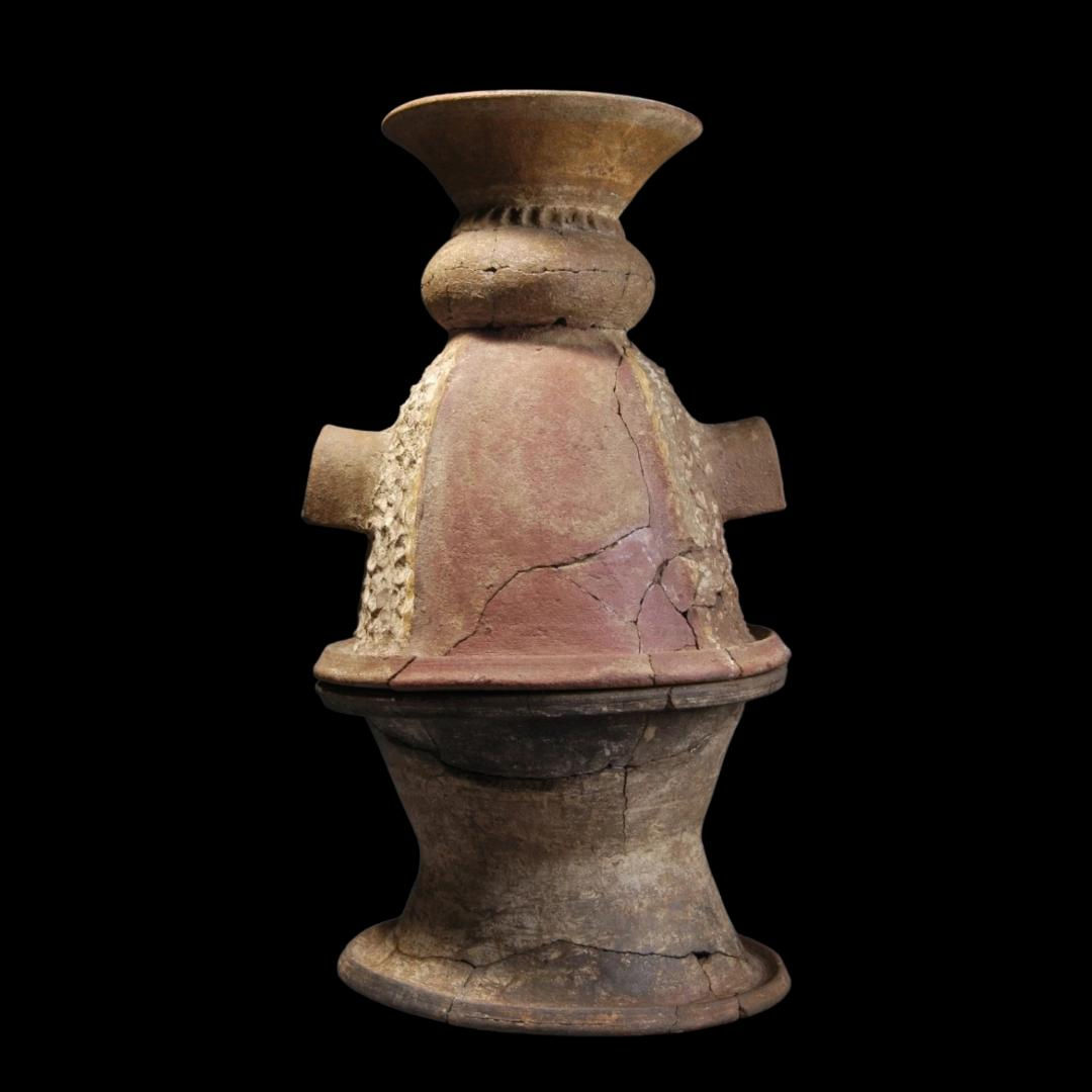 Pre-Columbian Maya Teotihuacan Pottery Incensario - Escuintla