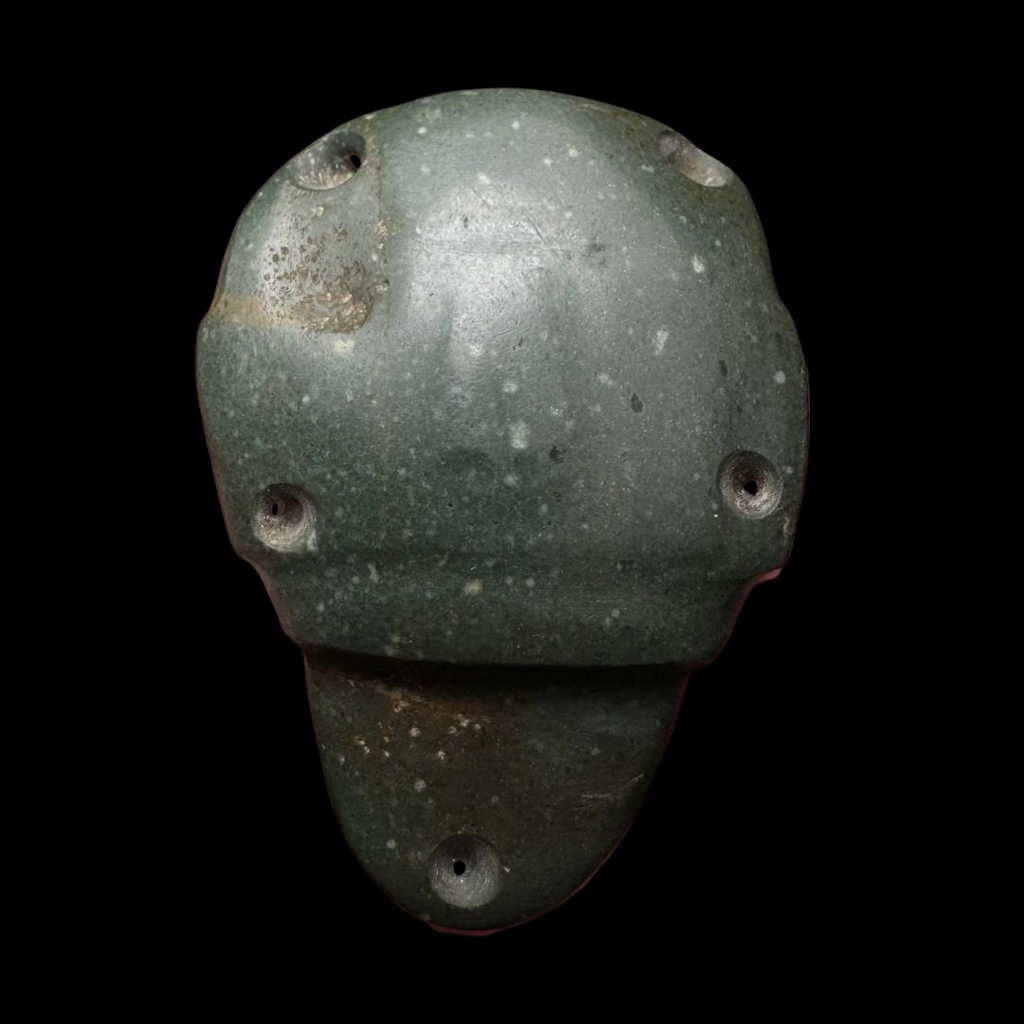 Pre-Columbian Guerrero Greenstone Double-Face Pendant – Chontal