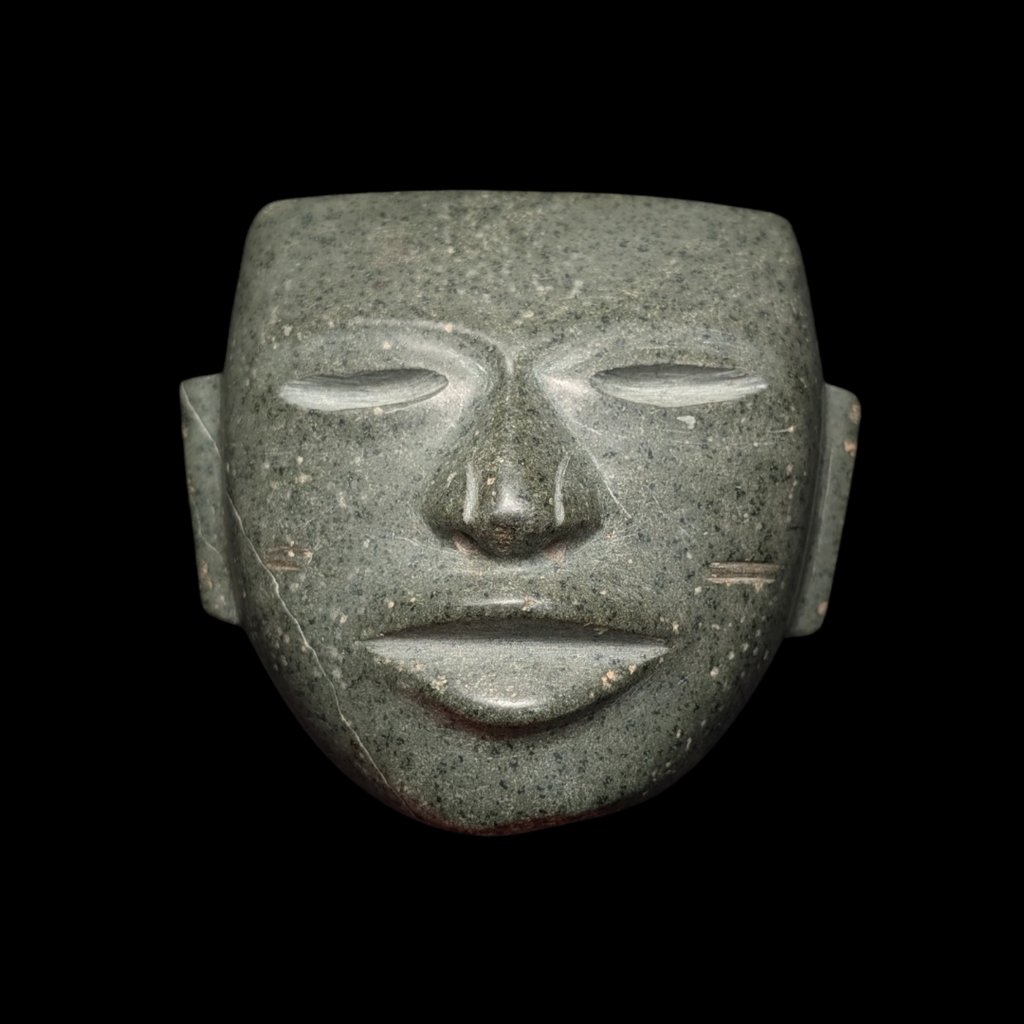 Pre-Columbian Teotihuacan Greenstone mask
