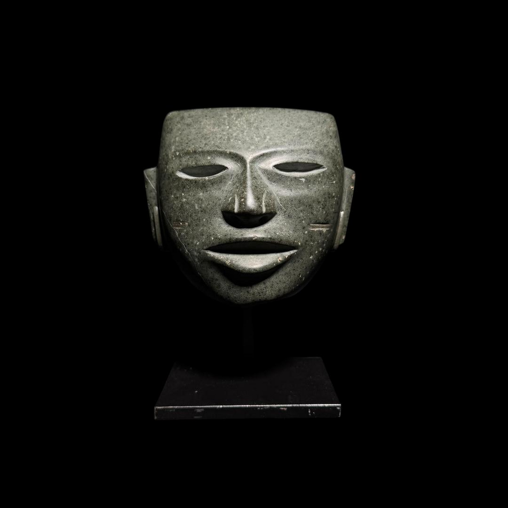 Pre-Columbian Teotihuacan Greenstone mask