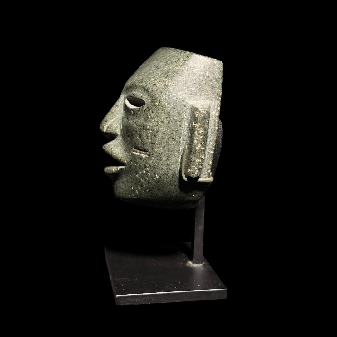 Pre-Columbian Teotihuacan Greenstone mask