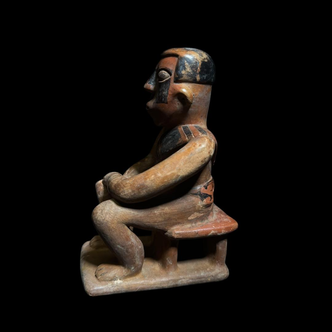 Pre-Columbian Nariño “Coquero” Seated Figure