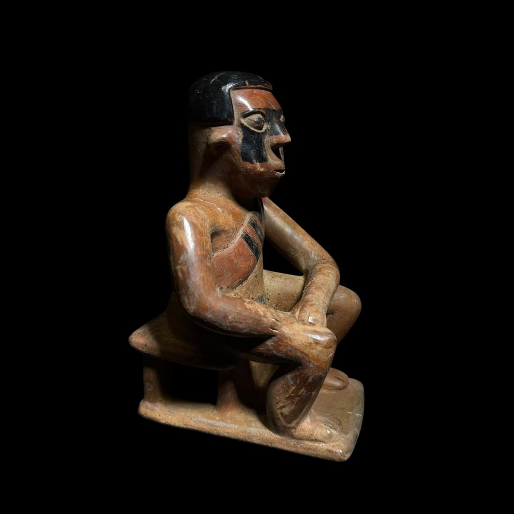 Pre-Columbian Nariño “Coquero” Seated Figure