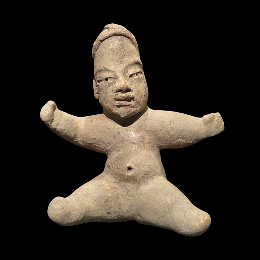 Pre-Columbian Olmec kaolin baby figure